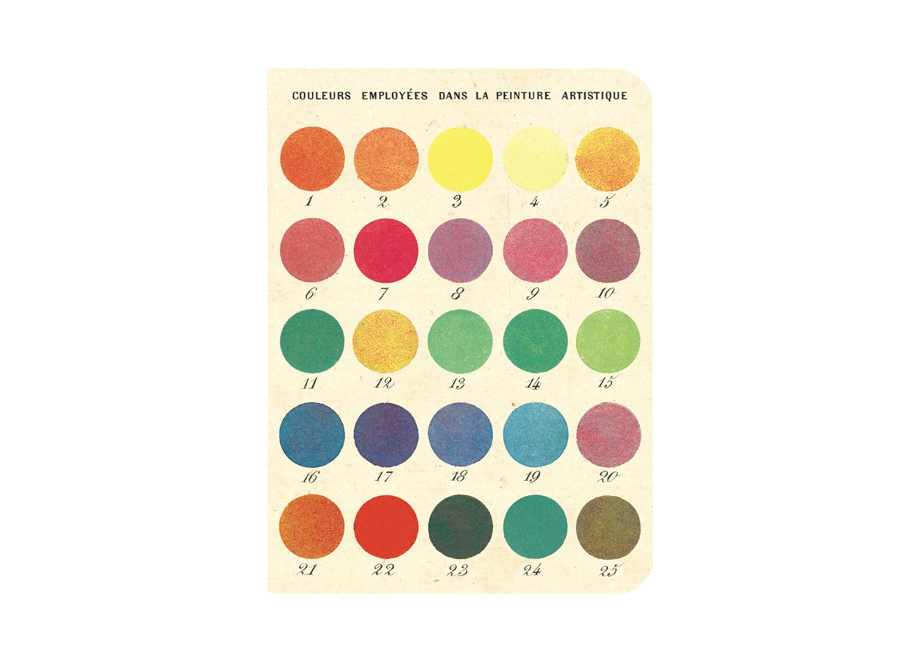 color palette mini note