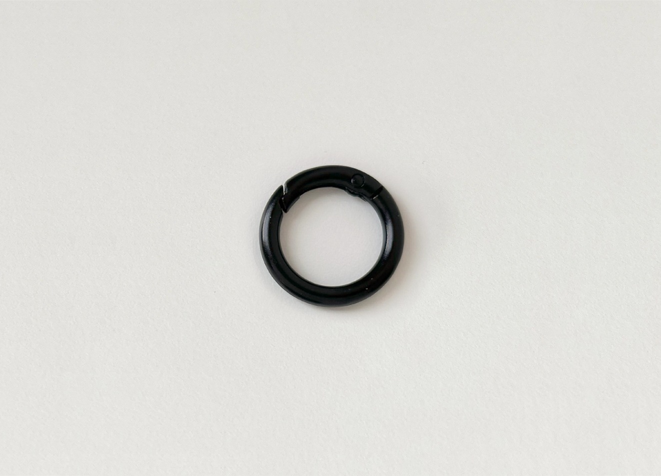 key holder open ring_black