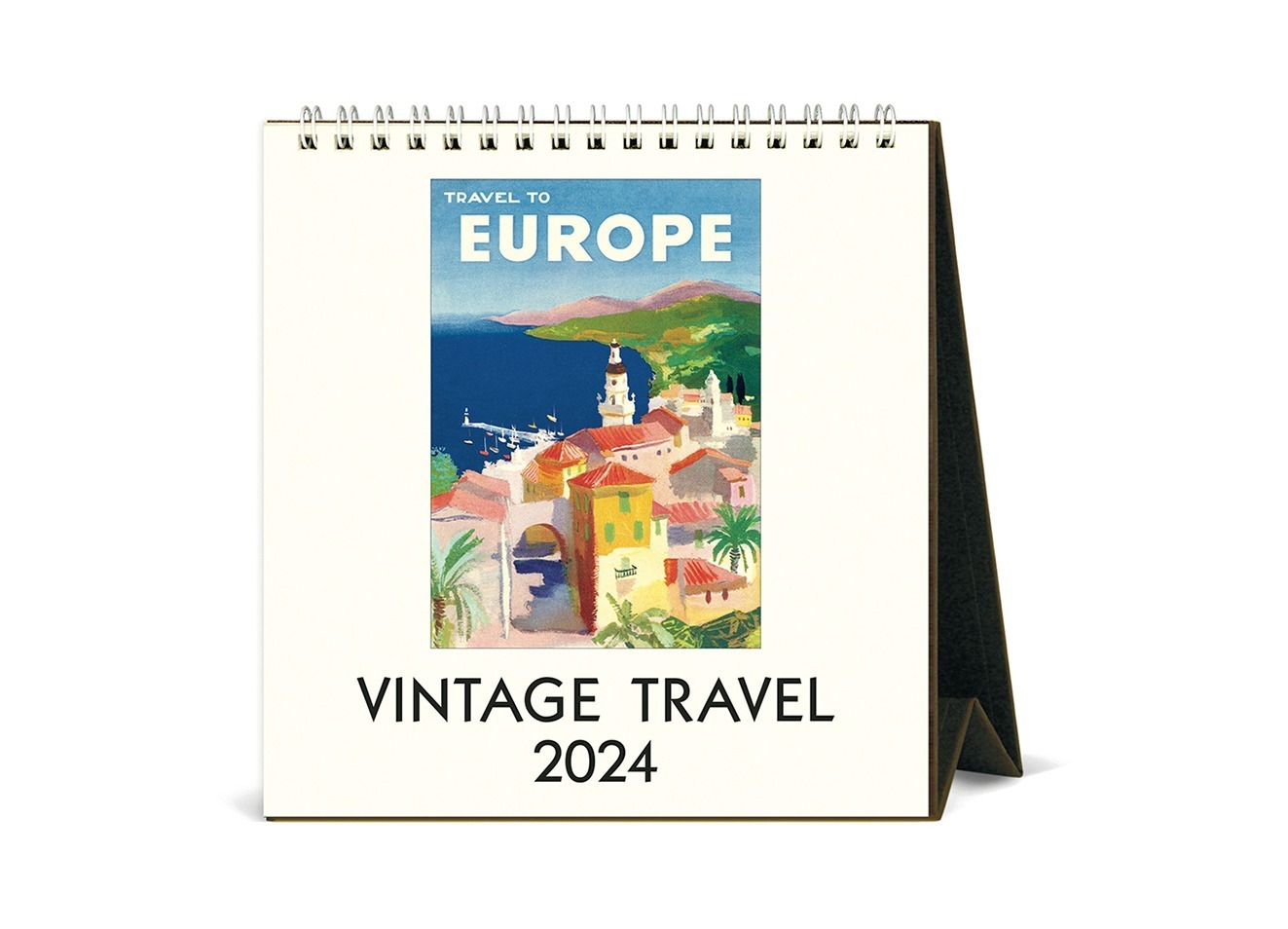 2024 desk calendar_vintage travel