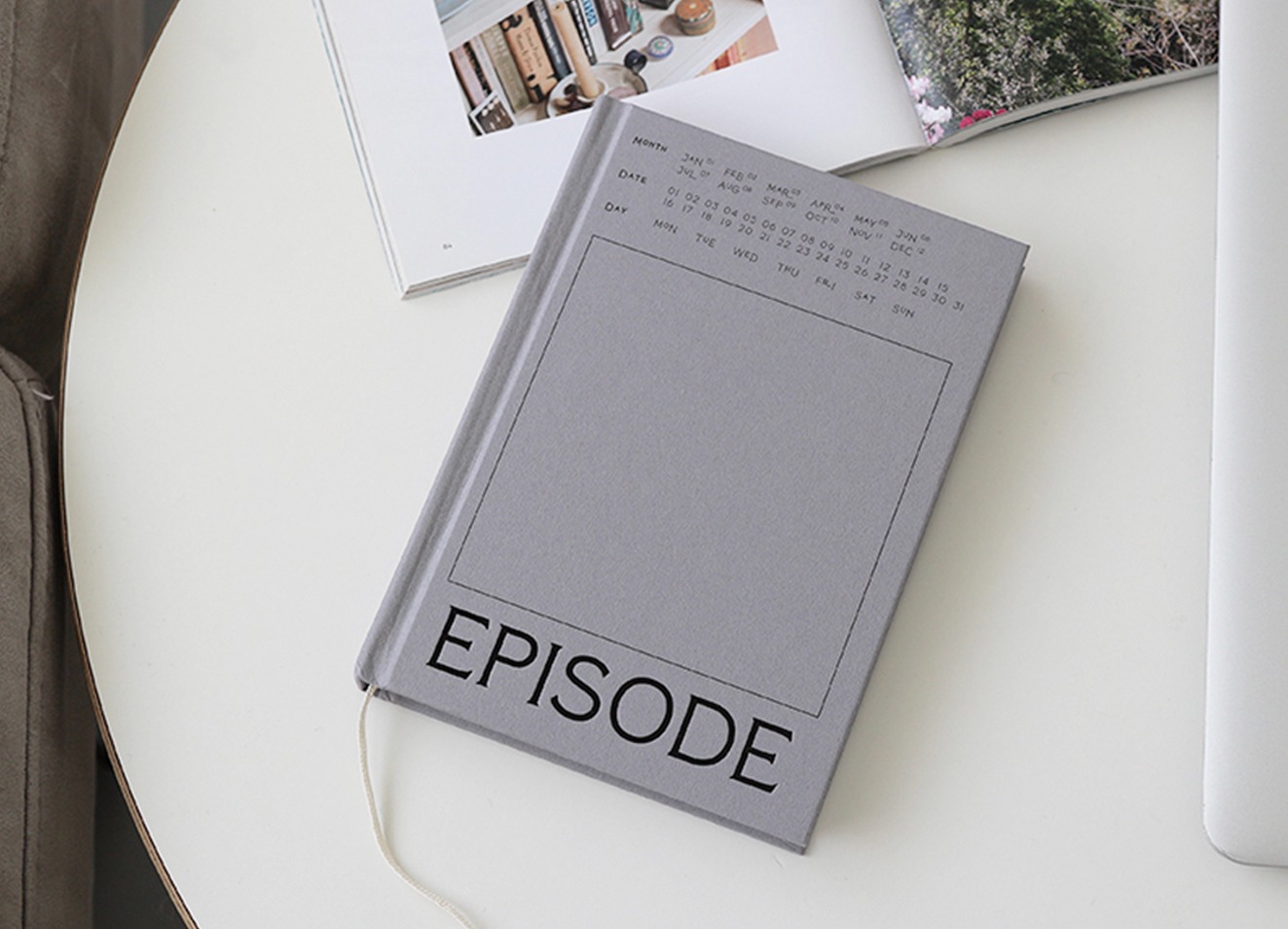 hard cover episode diary_L.grey